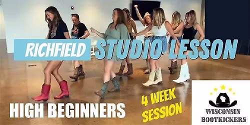 Line Dance Lessons High Beginners 4 Week Session - Richfield