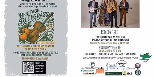 Heritage Bluegrass Music Series: Remedy Tree