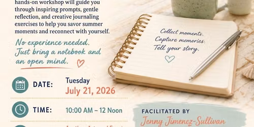 Summer Pages Journaling Workshop