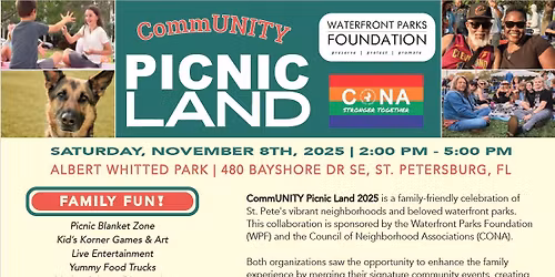 CommUNITY Picnic Land - Hosts: Council of Neighborhood Associations and Waterfront Parks Foundation