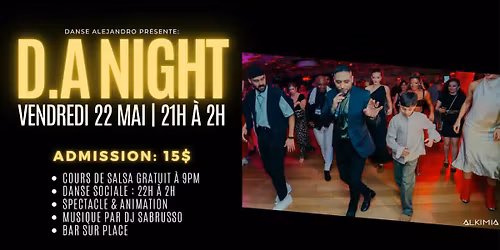 DA Night | Vendredi 22 mai