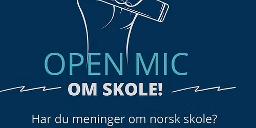 Speakers Corner\/ Open Mic for skolesaker 