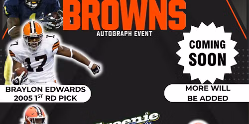 2026 Cleveland Browns Rookie Emmanuel McNeil-Warren Autograph Signing Event @ the Greenies Card Show