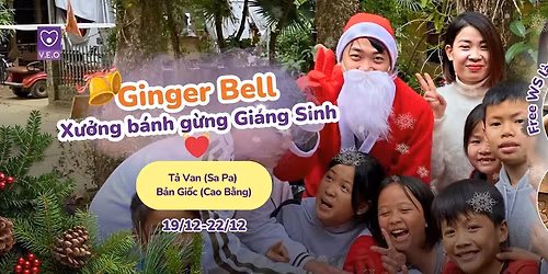 "Ginger" Bell: X\u01b0\u1edfng b\u00e1nh g\u1eebng Gi\u00e1ng sinh - Workshop mi\u1ec5n ph\u00ed l\u00e0m b\u00e1nh g\u1eebng gi\u00e1ng sinh cho em