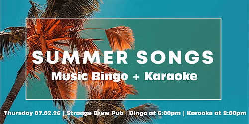 Summer Songs Music Bingo + Karaoke