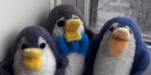 Needle Felting - Penguin