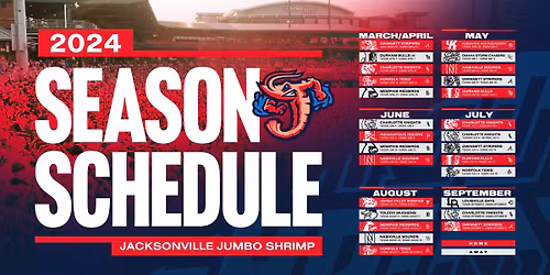 Charlotte Knights at Jacksonville Jumbo Shrimp at VyStar Ballpark