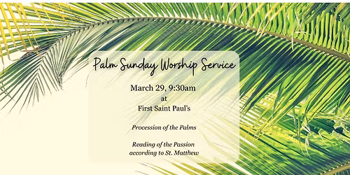 Palm Sunday Worship