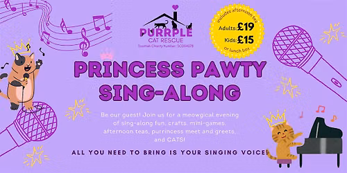 Purrincess Pawty Sing-Along with Cats!