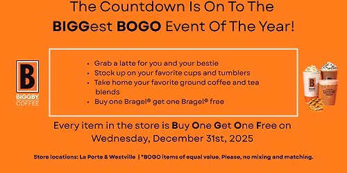 The BIGGest BOGO Event of the Year!