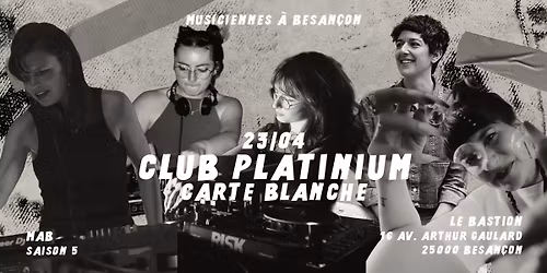 CLUB PLATINIUM [carte blanche] | Le Bastion [MAB#5]