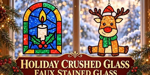 Holiday Crushed Stained Glass