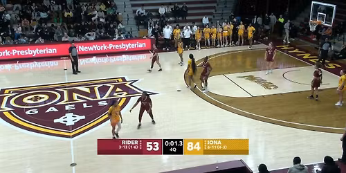 Iona Gaels at Rider Broncs Mens Basketball