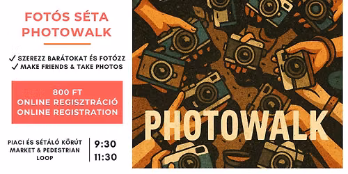 \ud83d\udcf8 Bar\u00e1ti tal\u00e1lkoz\u00f3 & k\u00f6z\u00f6s fot\u00f3s s\u00e9ta \/ Make friends & Photowalk Meetup