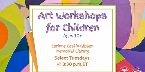 Art Workshop for Children: Rainbow Dreams Crayon Art with Ms. Marilyn (Ages 10+)