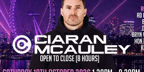 UK Trance Society presents Aurora w\/ Ciaran McAuley