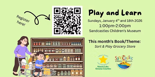 January GSC Play and Learn: Sort and Play Grocery Store!