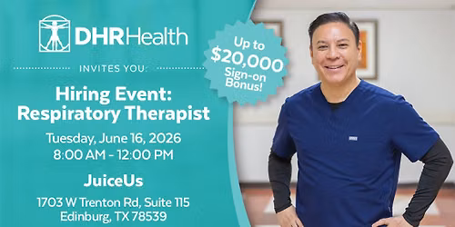 Hiring Event: Respiratory Therapist