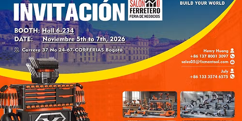 \ud83d\udd25Conoce a FIXMAN en El Gran Sal\u00f3n Ferretero 2026