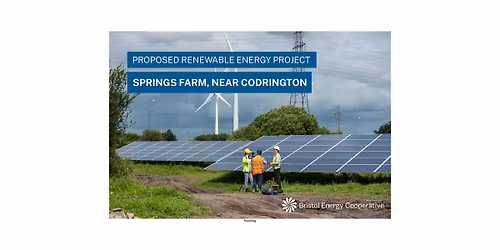 Springs Farm community-owned renewable energy proposal - public drop-in