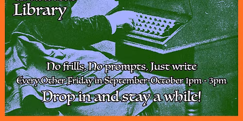 Writing Gets Lonely: Open Writing Studio (10\/9)
