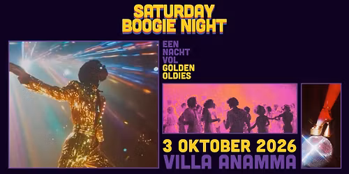 Saturday Boogie Night | 808 | VILLA ANAMMA
