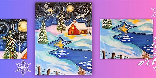 A WINTER'S DREAM_Paint Night for Adults_Optimist Club, Cornwall ON