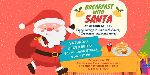 13th Annual Breakfast with Santa at Beacon School