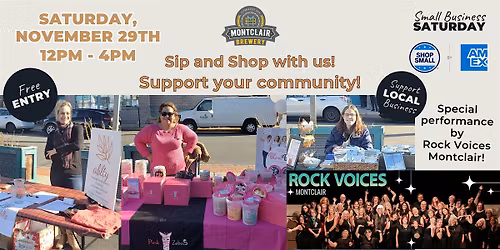 Sip & Shop Holiday Pop-Up Market at Montclair Brewery