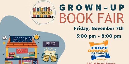 Grown-Up Book Fair at Fort Orange Brewing