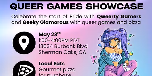 Queer Games Showcase at GeekyGlamorous