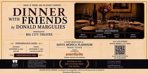 DINNER WITH FRIENDS