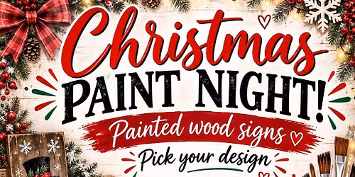 Christmas \ud83c\udf84 Paint Night !