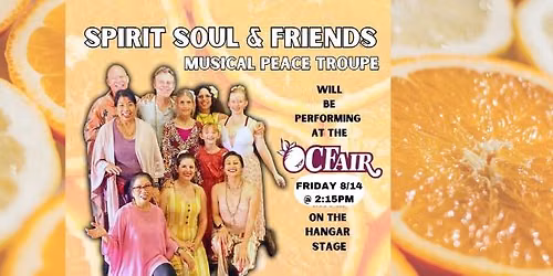 ORANGE COUNTY FAIR WITH KIRTAN ON THE HANGAR STAGE BY SPIRIT SOUL AND FRIENDS\u00ae