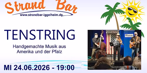 Tenstring live an der Strandbar