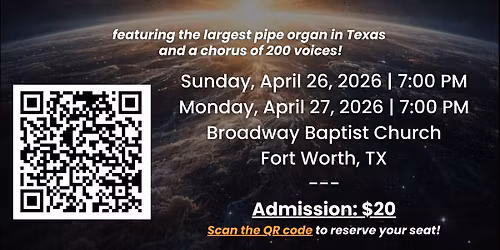 TRANSCENDENCE: A North Texas Symphony Orchestra and Chorus Season Finale