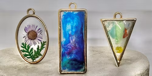 Make Your Own PENDANT & EARRINGS UV Resin Workshop