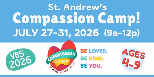 COMPASSION CAMP 2026 (VBS) - JUL. 27-31