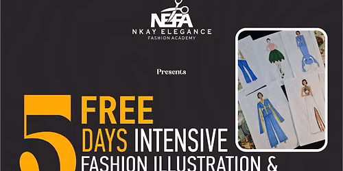 Free five days intensive fashion illustration\/ fabric painting class