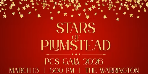 PCS Gala 2026 - Stars of Plumstead