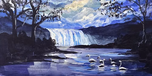 ALDERMINSTER Paint Party -  Swan Lake