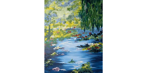 Monet Inspired Weeping Willow - Paint and Sip in Chicago | Classpop!\u2122