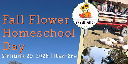 Fall Flower Homeschool Day at The Bryer Patch