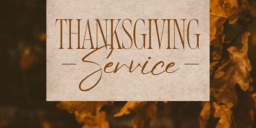 Thanksgiving Program