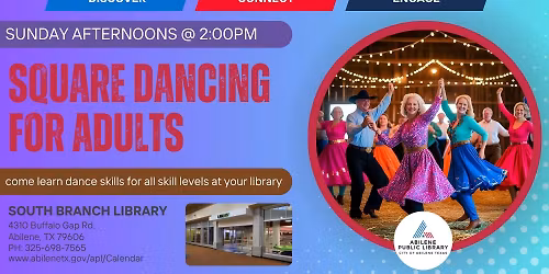 Square Dancing Lessons (South Branch)