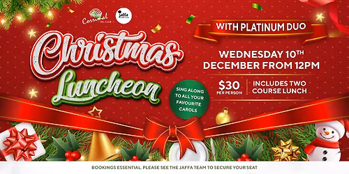 Christmas Luncheon with Platinum Duo