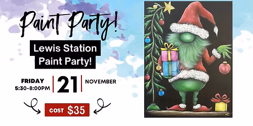 Lewis Station Christmas Gnome