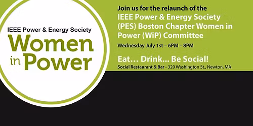 IEEE PES Boston Women In Power Relaunch