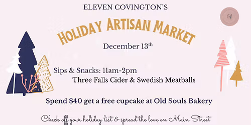 Holiday Artisan Market @ Eleven Covington