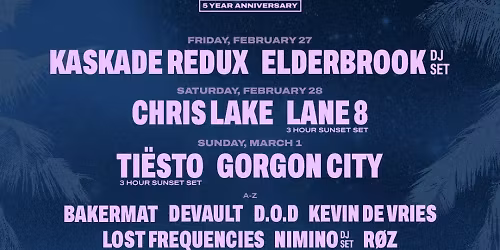 We Belong Here: Tiesto & Gorgon City - Sunday (Time: TBD)